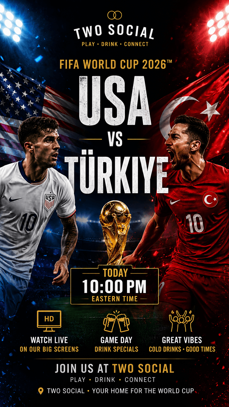 USA vs Türkiye Watch Party