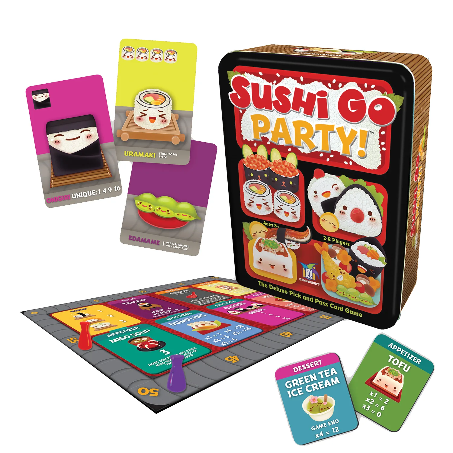 Sushi Go Party! board game at Two Social in Dayton, Ohio